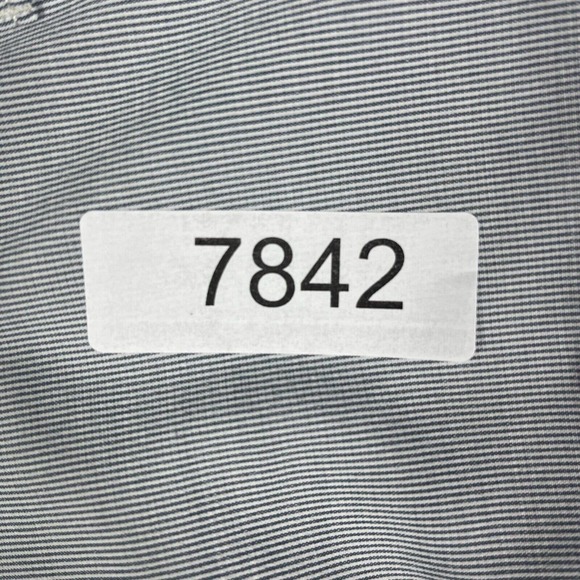 Travis Mathew Mens 36 Gold Shorts Blue Striped Regular Fit‎ Mid Rise Pockets Zip - Picture 10 of 10